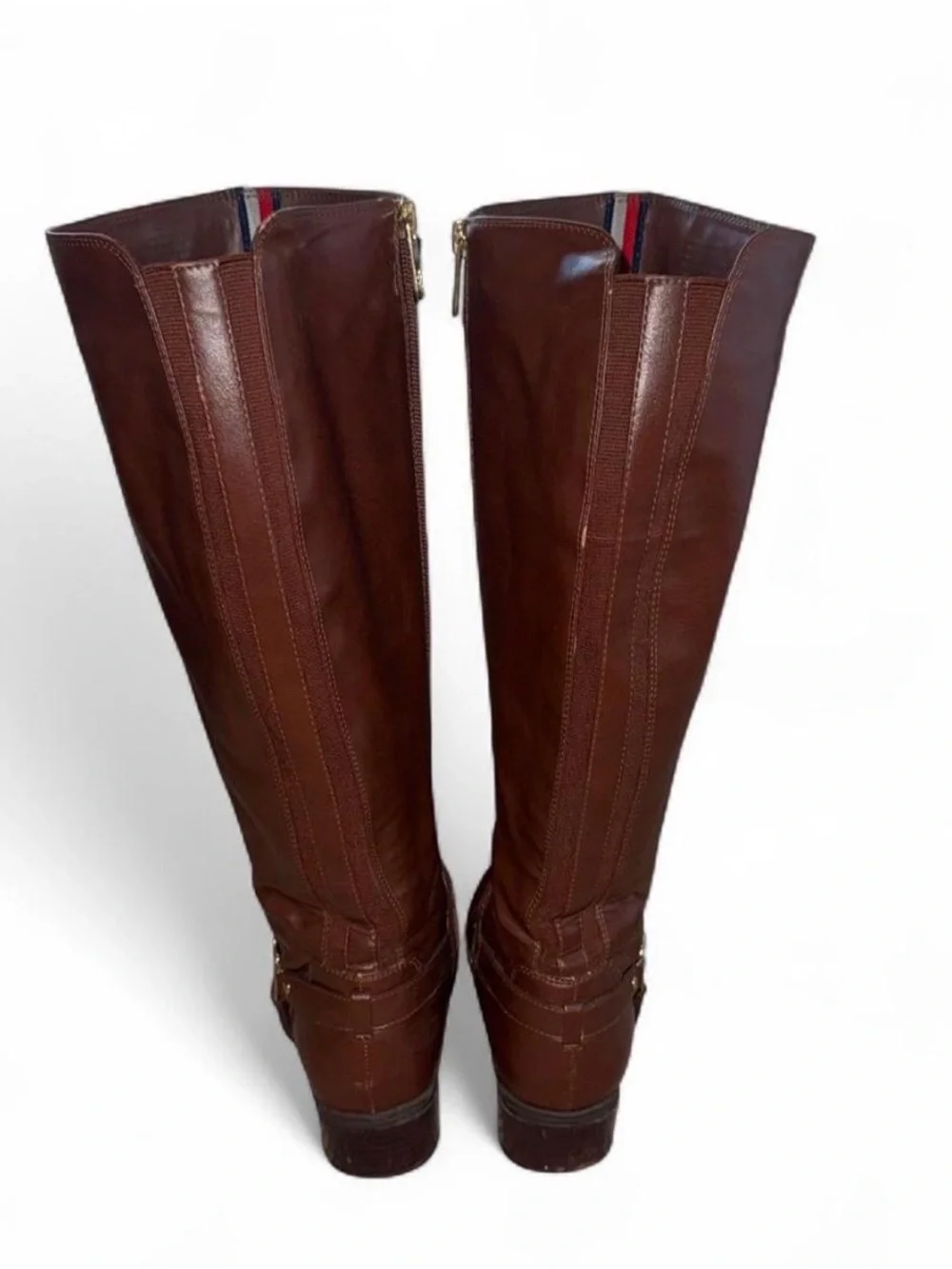 Tommy Hilfiger Brown Geneo fashion riding boot Size 7.5 women’s